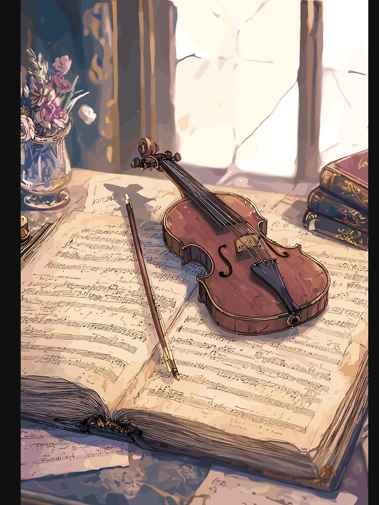 The Composer’s Study Sheet Music Light Academia by bapupa