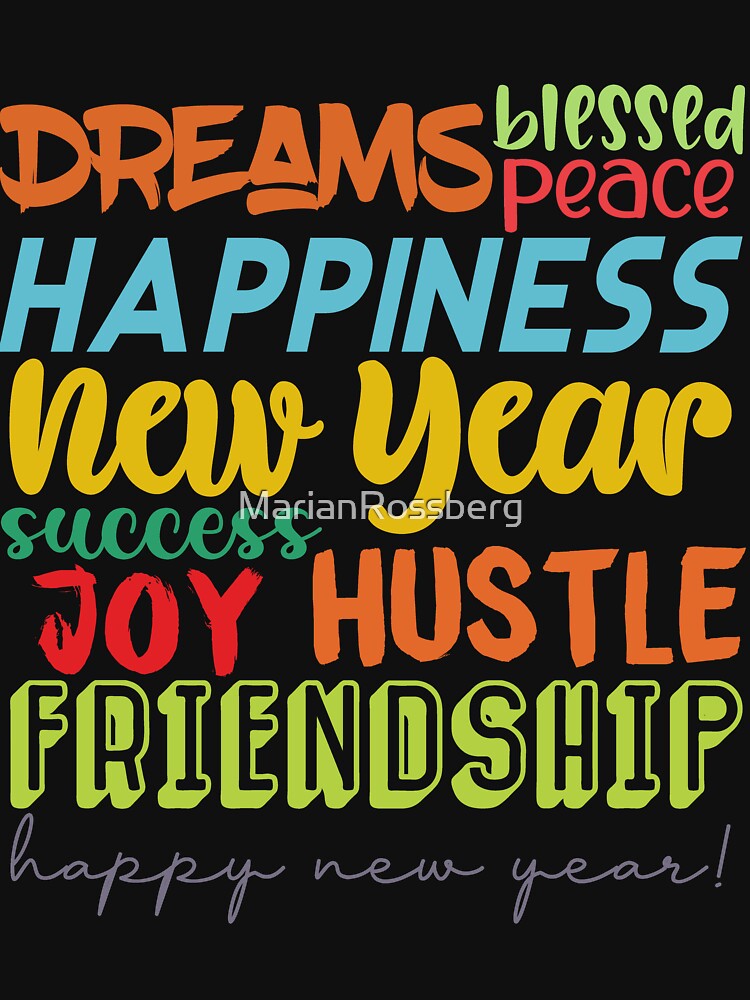 Happy New Year Turn of the Year Dreams by MarianRossberg