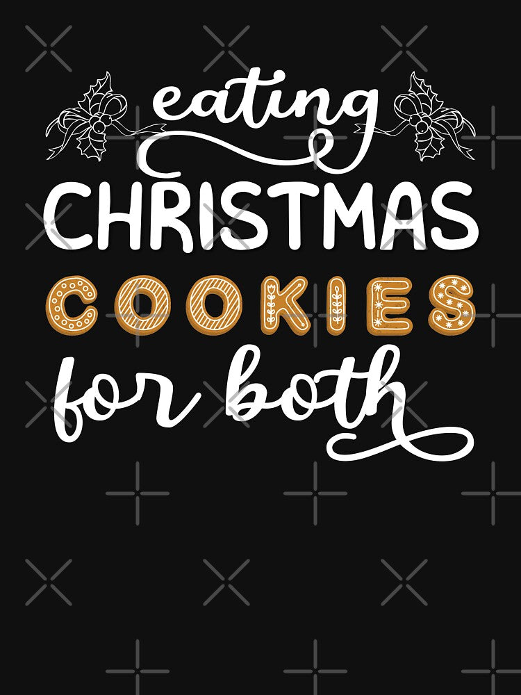 Christmas cookies - Eating Christmas cookies for both - Christmas for mom - Funny Christmas by Alice-Elgawi