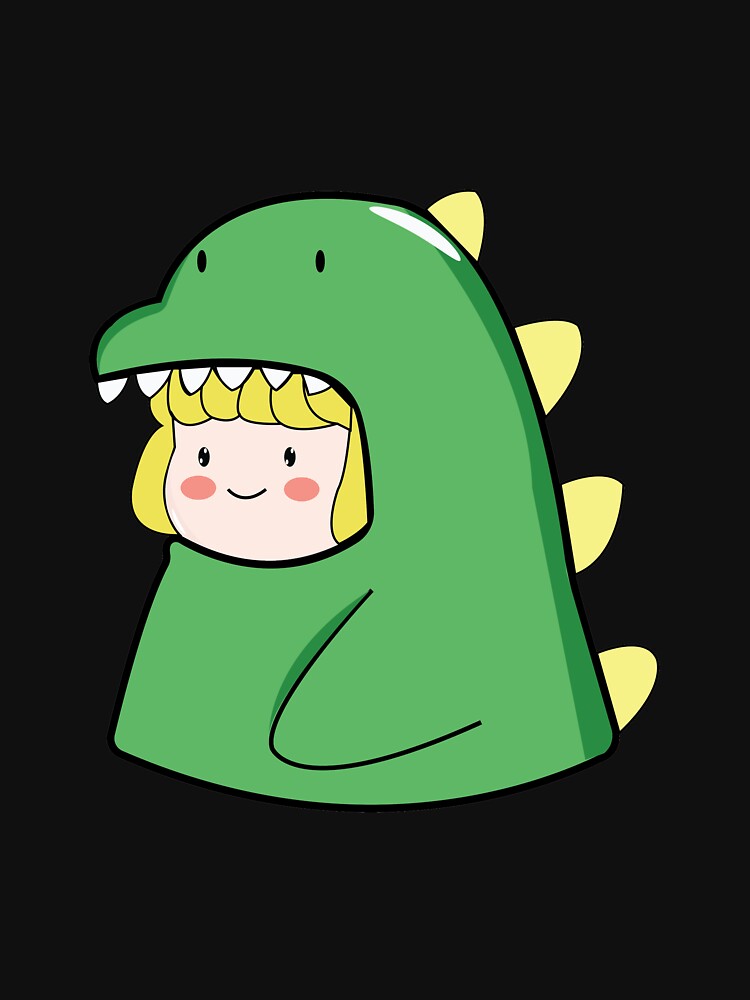 Cute Green Croki yellow haired girl by CuteHeaven
