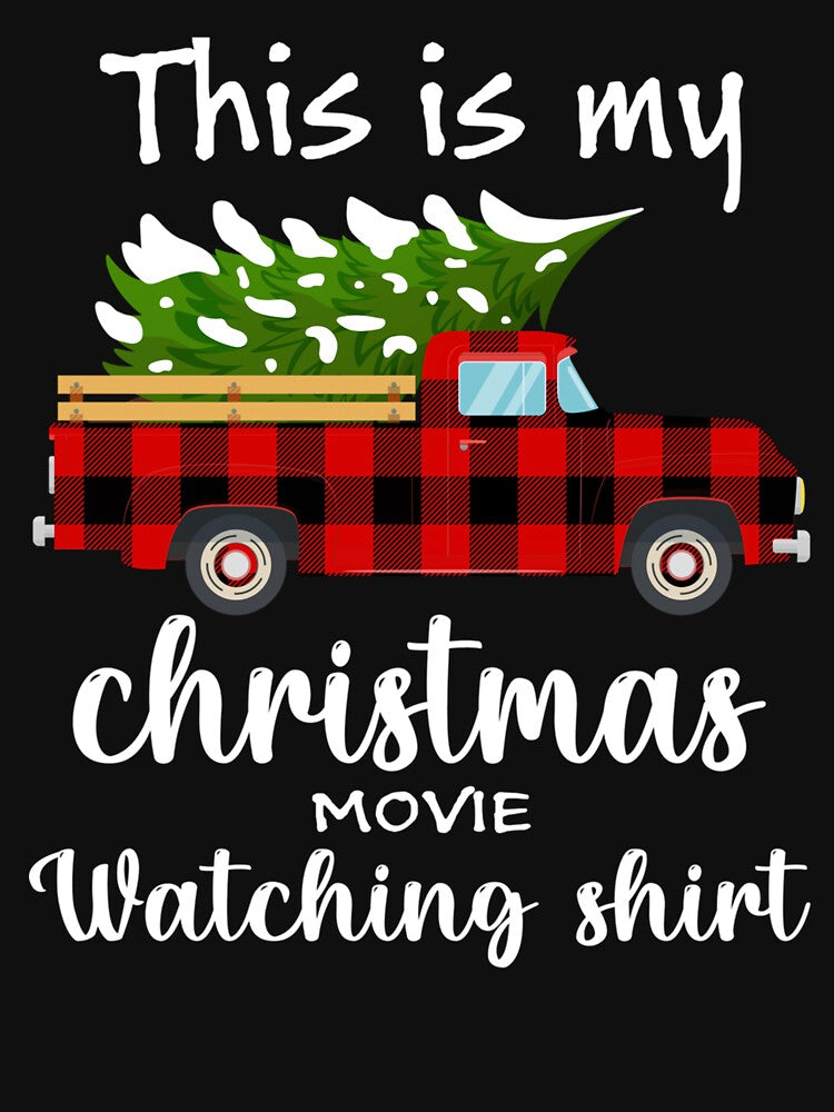 This Is My Christmas Movie Watching Red Truck by brntcoff1