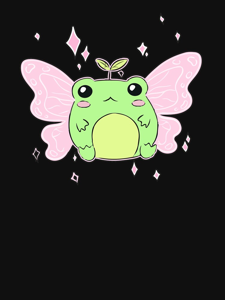 Kawaii Frog Aesthetic Toad Japanese Green Frog by FalkDania