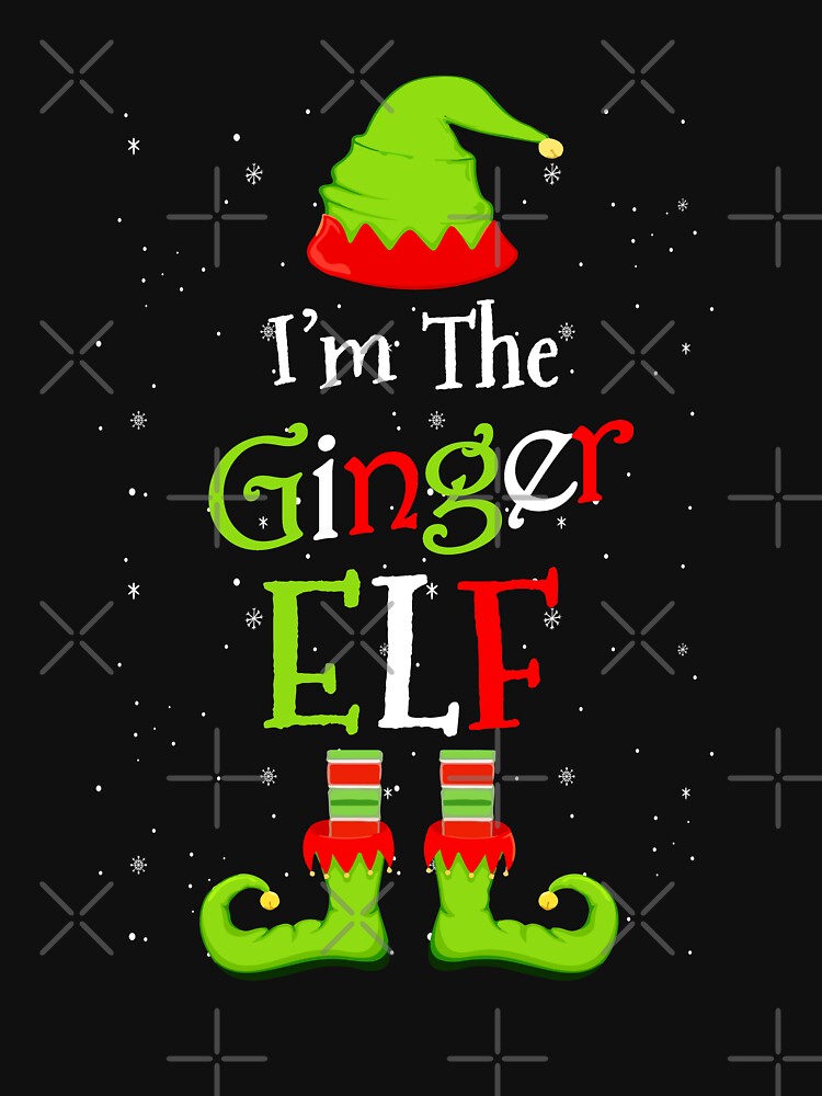 I'm The Ginger Elf Family Matching Funny Christmas Group Gift by CreativeGift