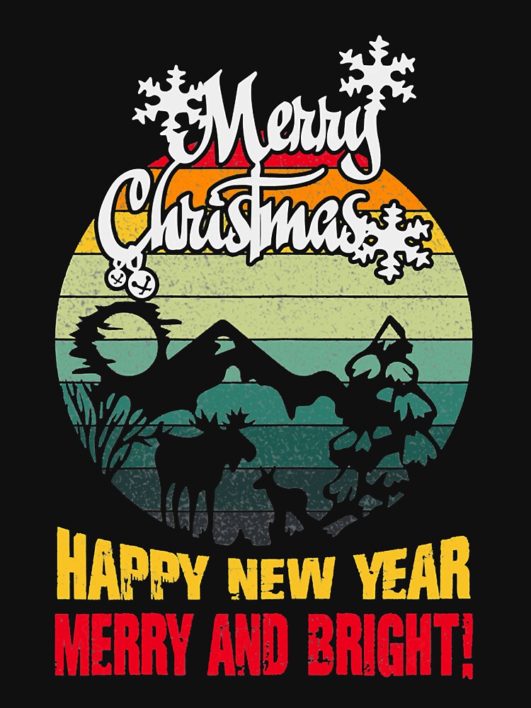 Merry Chirstmas, Happy New Year, Merry and Bright by OroarkBates