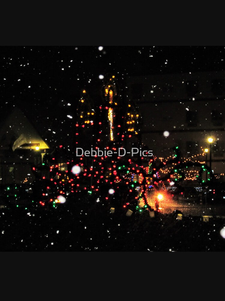 FESTIVE LIGHTS AND SNOWFLAKES by Debbie-D-Pics