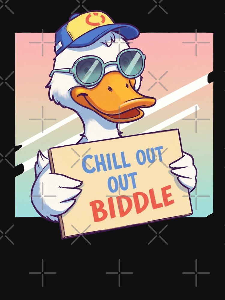 chill out duck classic tshirt by anandsiva2703