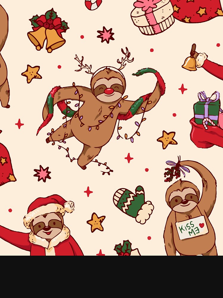 christmas sloth by zaher97