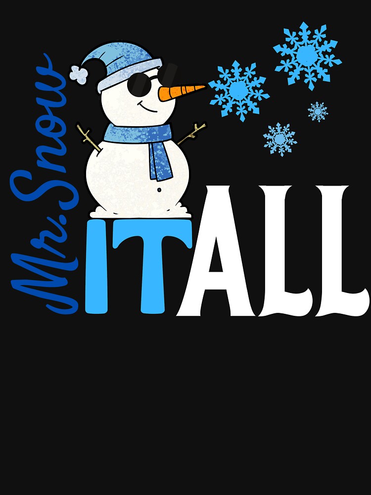Mr. Snow It All Snowman by Cansecos-shop