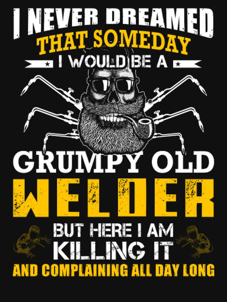Grumpy Old Welder by aryagiri