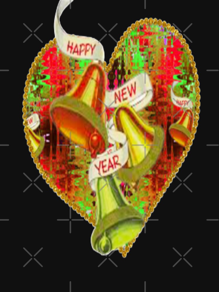 Happy New Year Design with Bells, Howdy New Year,New Years Celebration, New Years Eve Countdown by Adri Barnard