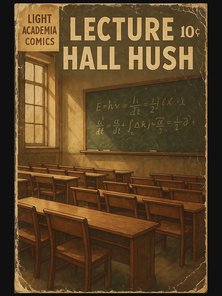 Scholarly Light Academia: Lecture hall hush by bapupa