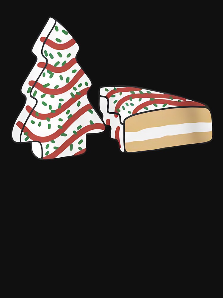 Christmas Tree Cake Funny Lil Debbie Holidays Festive Graphic Gift for Bakers by jillianhanna