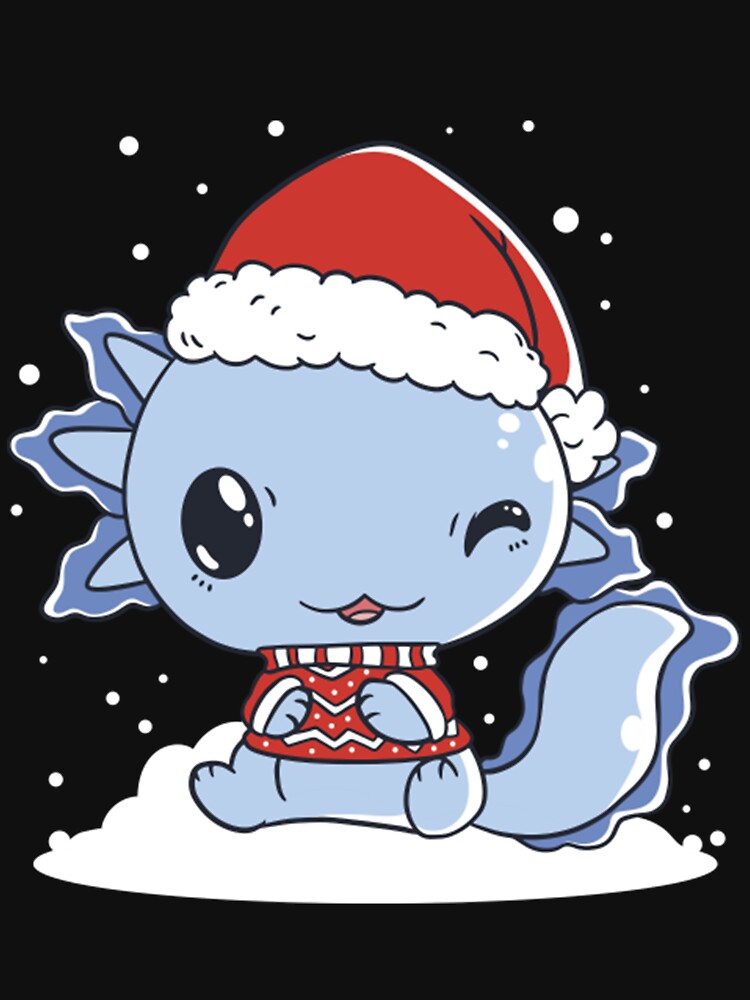 Funny Christmas Cute Axolotl Cartoon 2022 by SamuelFranz