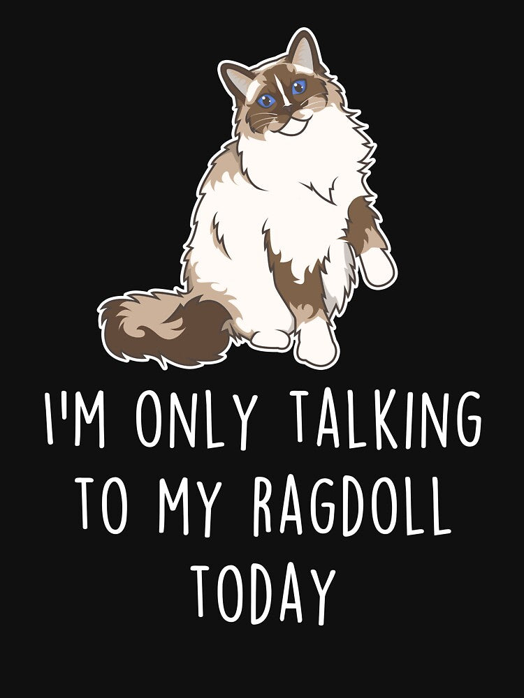 Ragdoll Cat Talking To by Clara Hollins