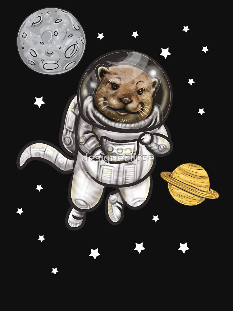 Outer Space Otter by designeclipse
