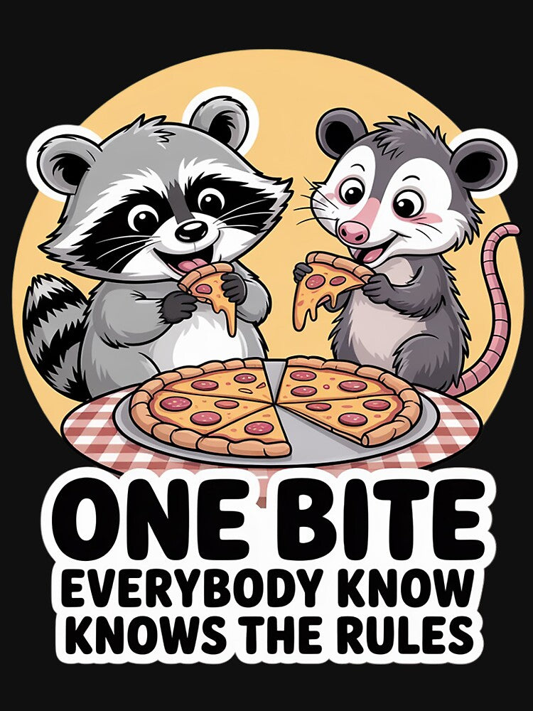 Racoon & Opossum Lover One Bite Everybody That Knows Rules by chaeningplan