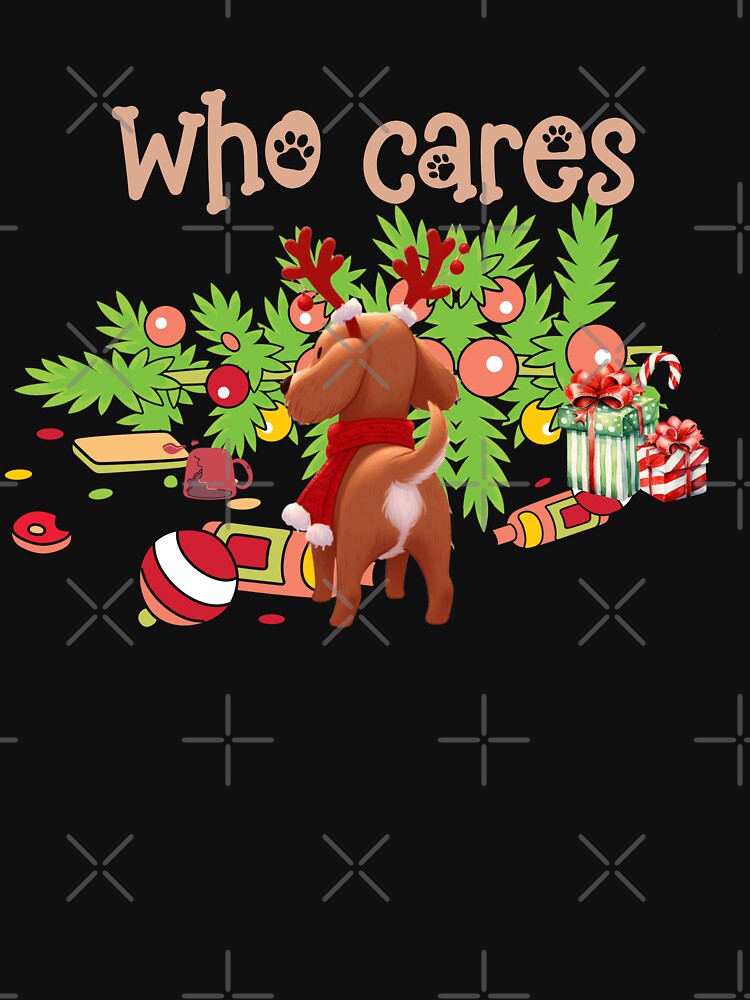 "Reindeer Games Labradoodle - Holiday Festive Mischief" by Xhevahir