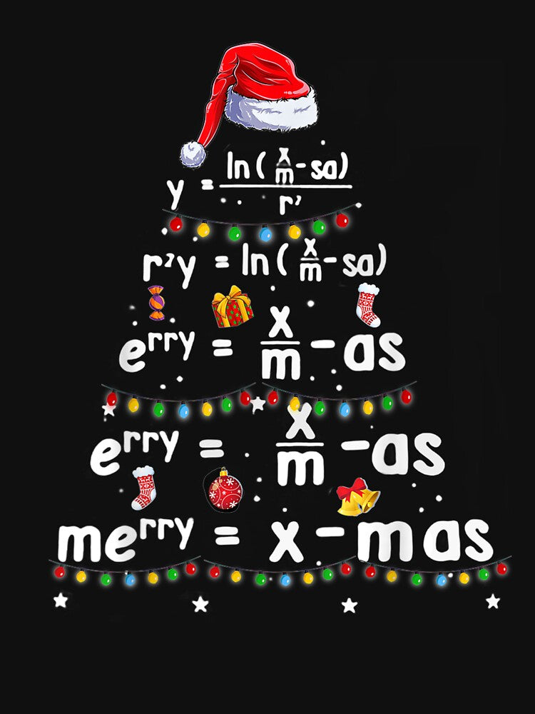 Geometry Math Science Teacher Christmas T-Shirt by Knight-Saverin