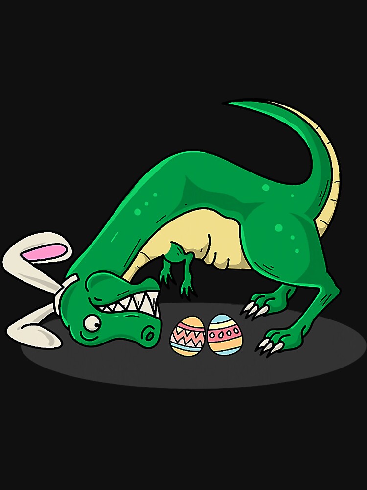 Trex Hates Egg Hunts I Funny Bunny by SkyCloudBlue