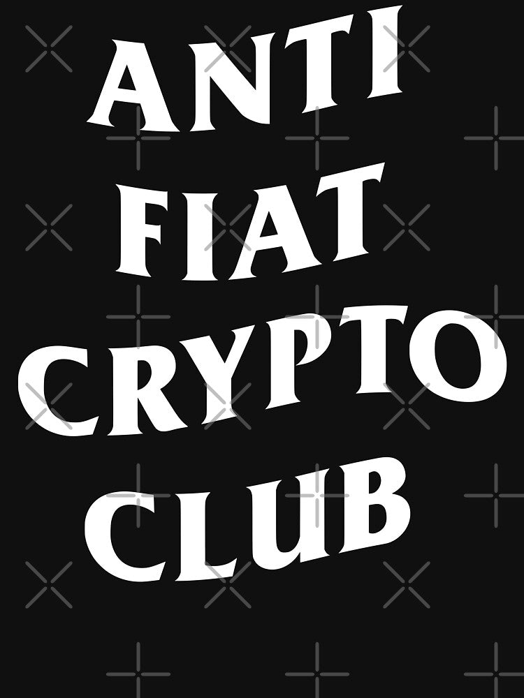 Anti Fiat Crypto Club (Black) by Liberancaps