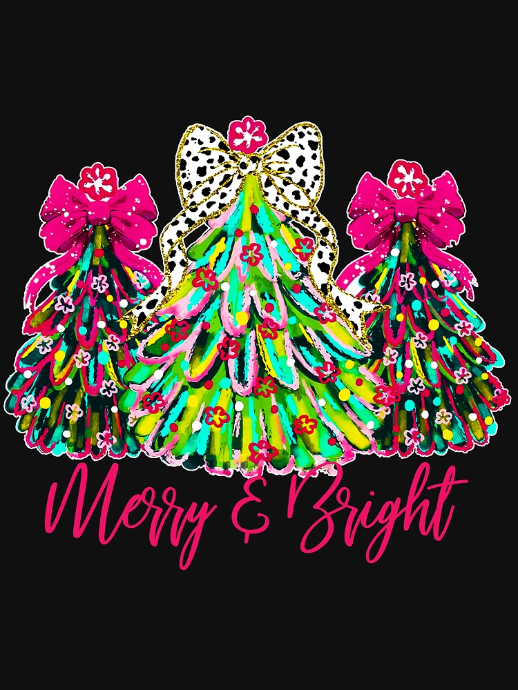 Merry and bright christmas tree coquette by byrneberridge
