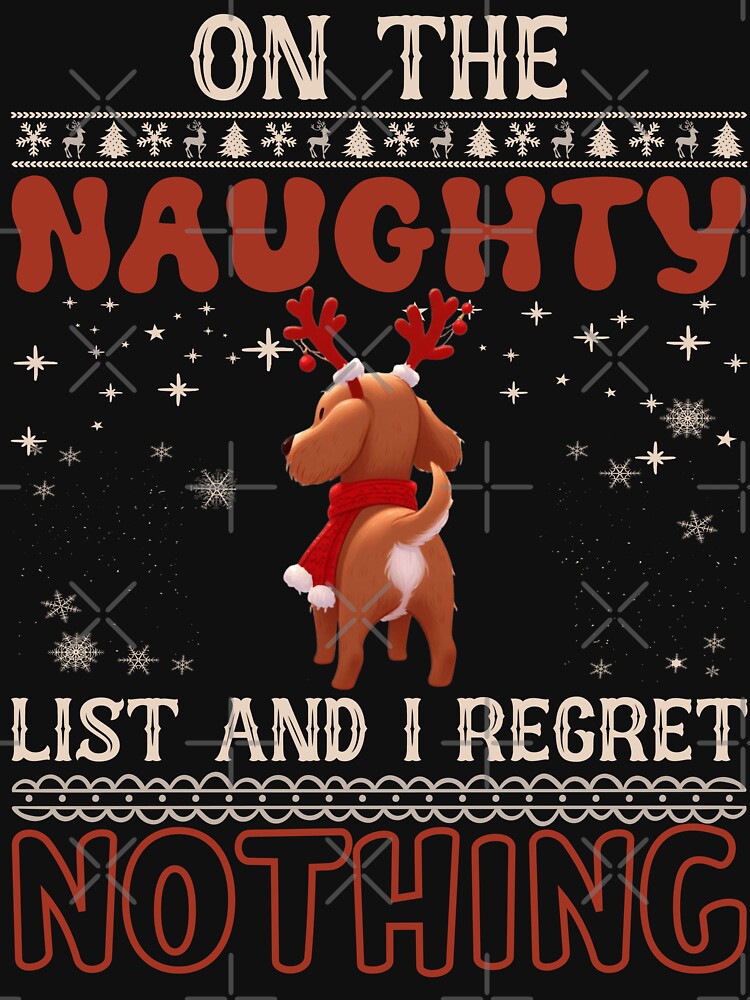 "Labradoodle the Naughty List: No Regrets Christmas Vibes" by Xhevahir