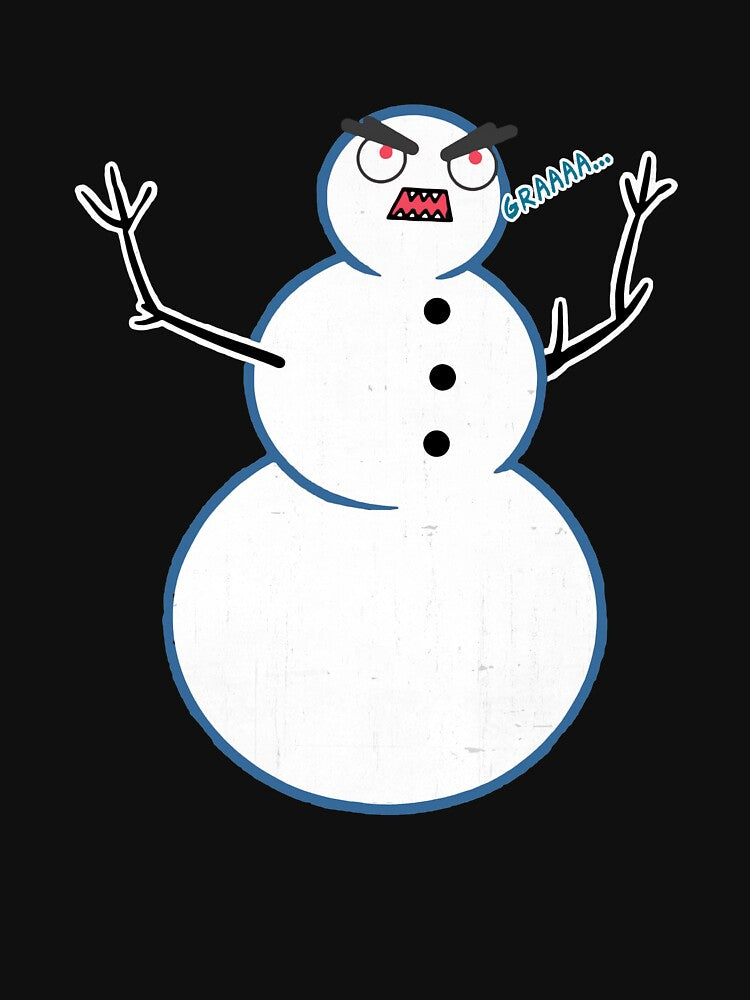 Angry Snowman by SoldMescaline