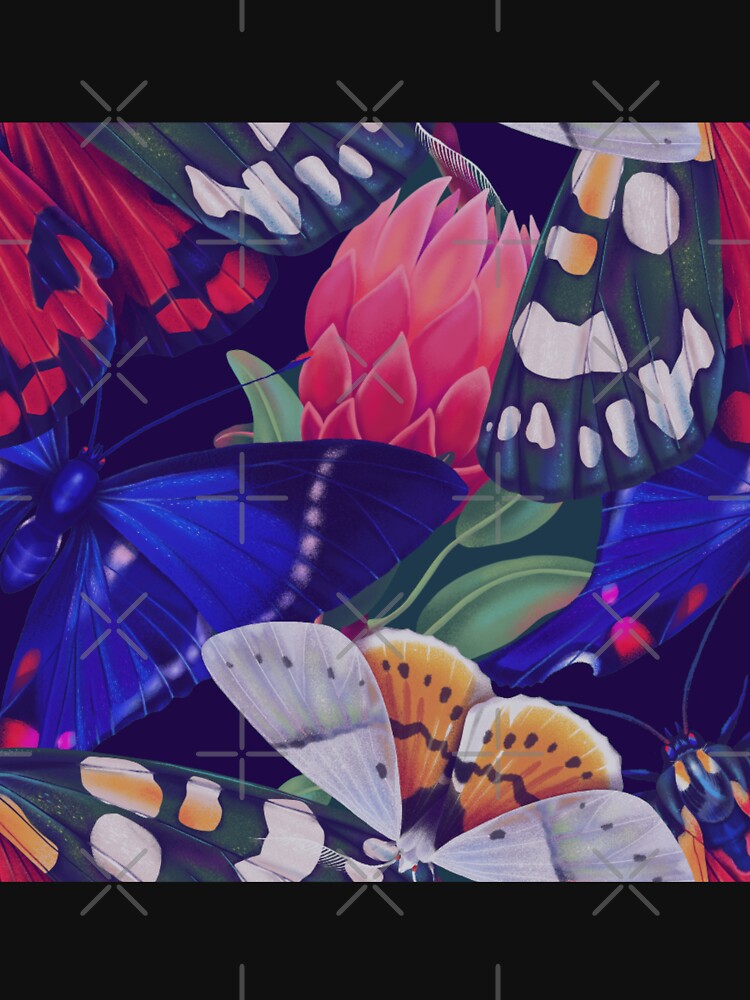 Evening Blooming Flowers and Moths by madtoyman