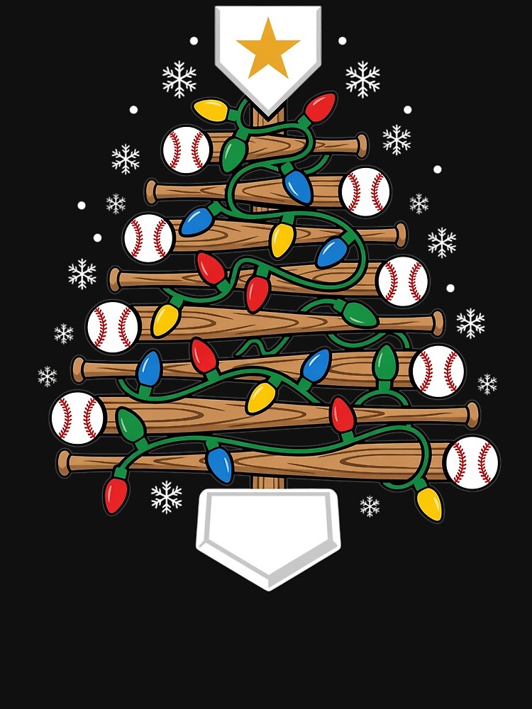 Baseball Christmas Tree Light Xmas Baseball Boys Kids by clothesy7