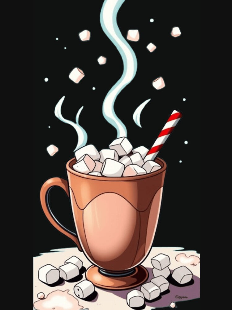 Hot cocoa with marshmallows by GiantTaro