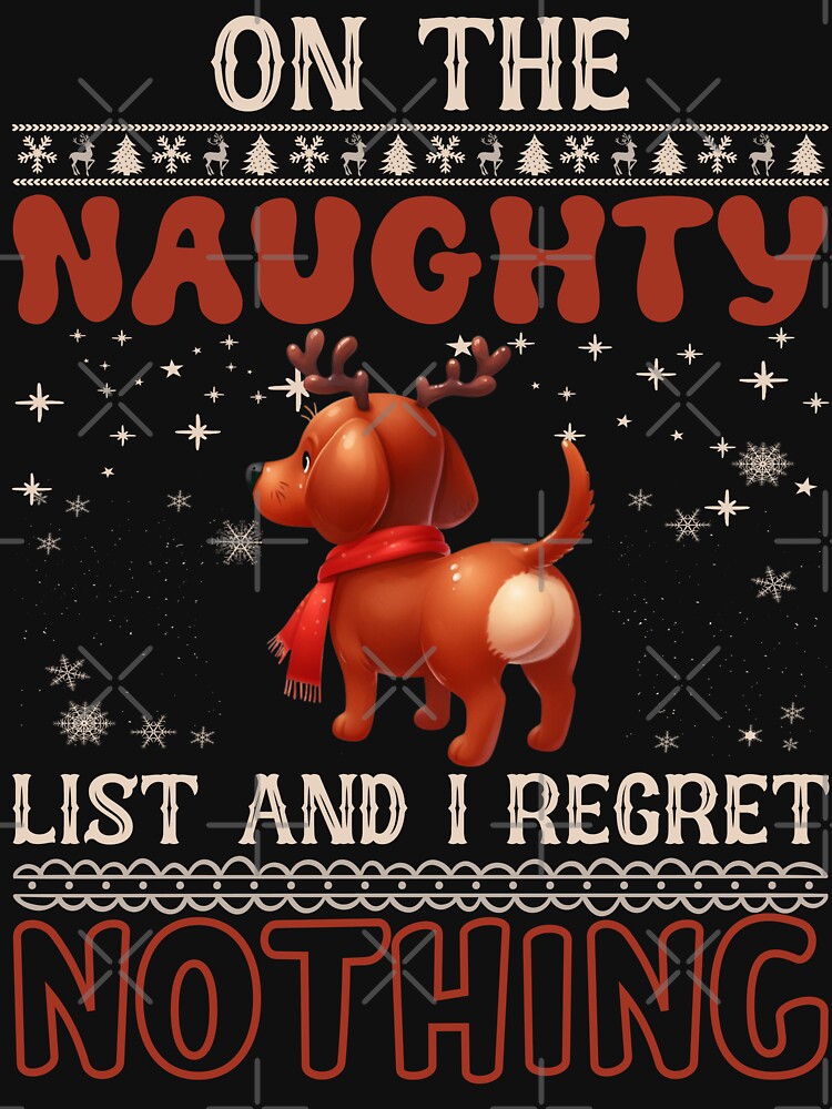 "Vizsla the Naughty List: No Regrets Christmas Vibes" by Xhevahir