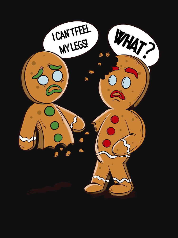 Funny Gingerbread Christmas Design by groovezero
