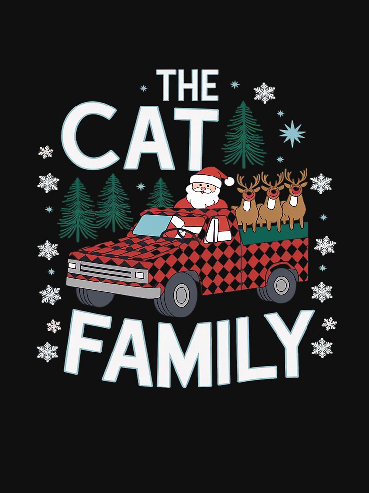 The Cat Family Christmas Matching Pajamas Group by THagBlue