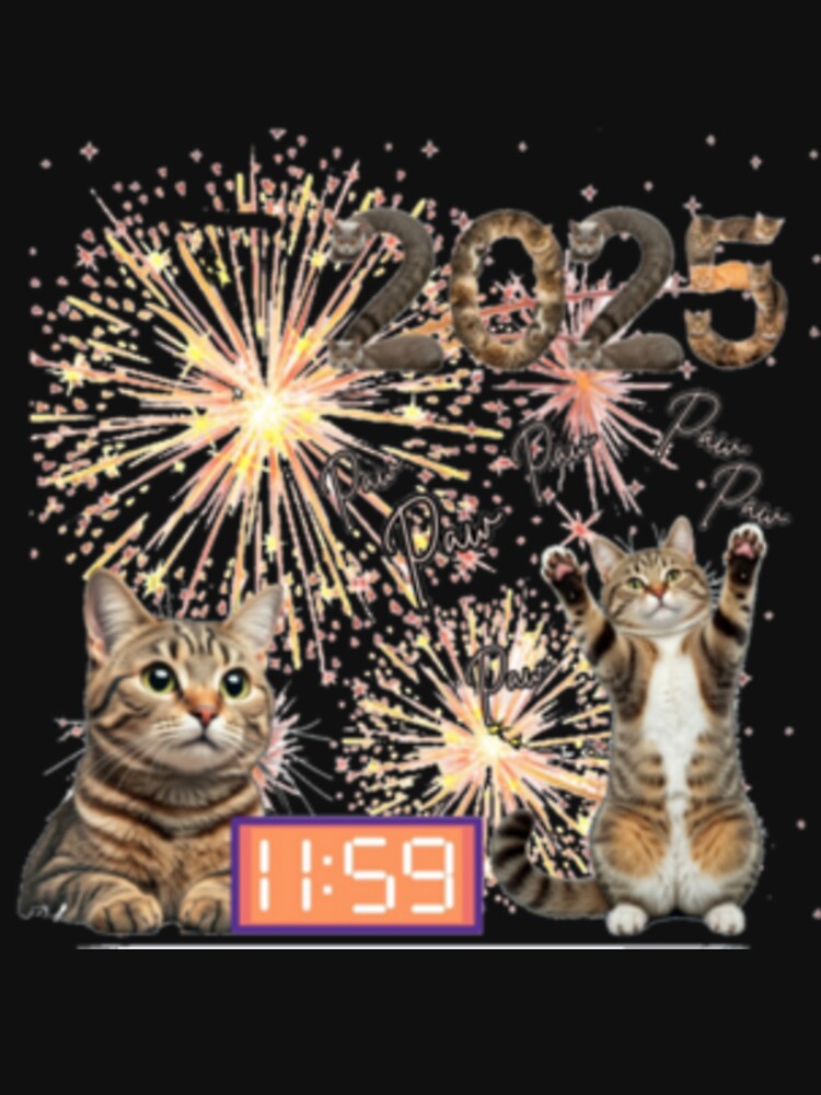 Cat newyear 2025_Black by oceanisea