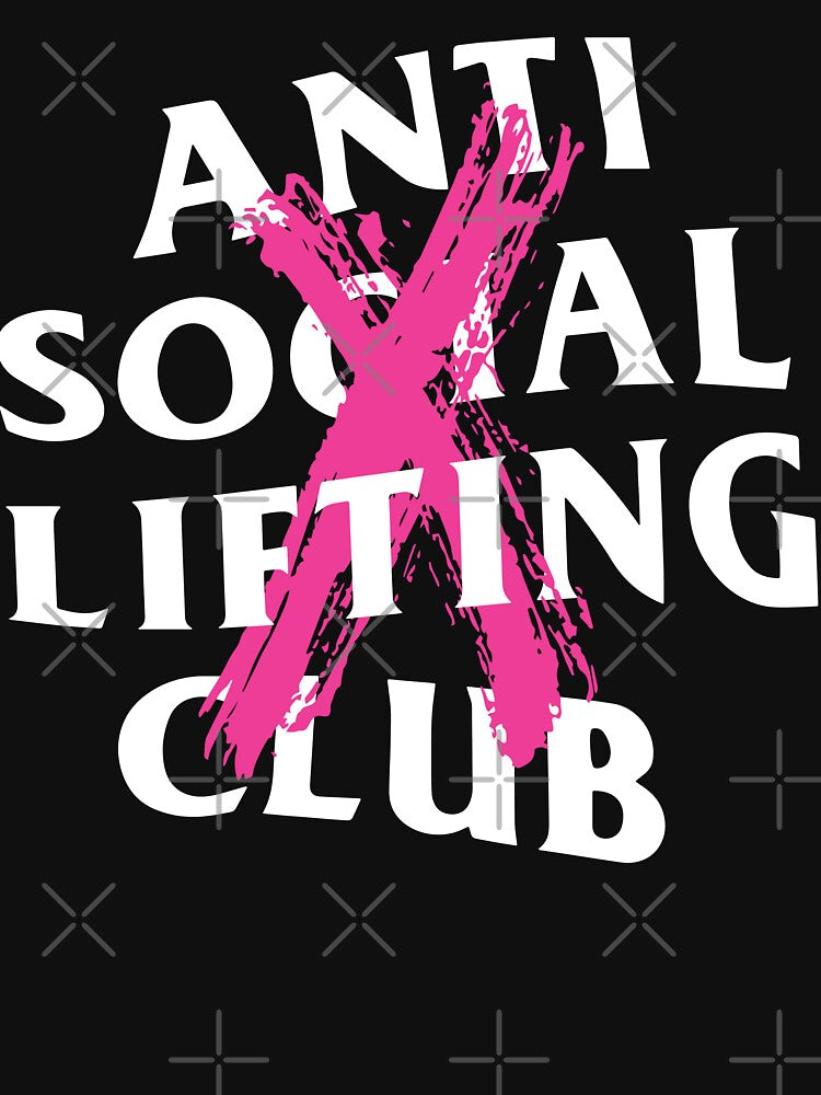 Anti Social Lifting Club Canceled Pink by Too Sweet