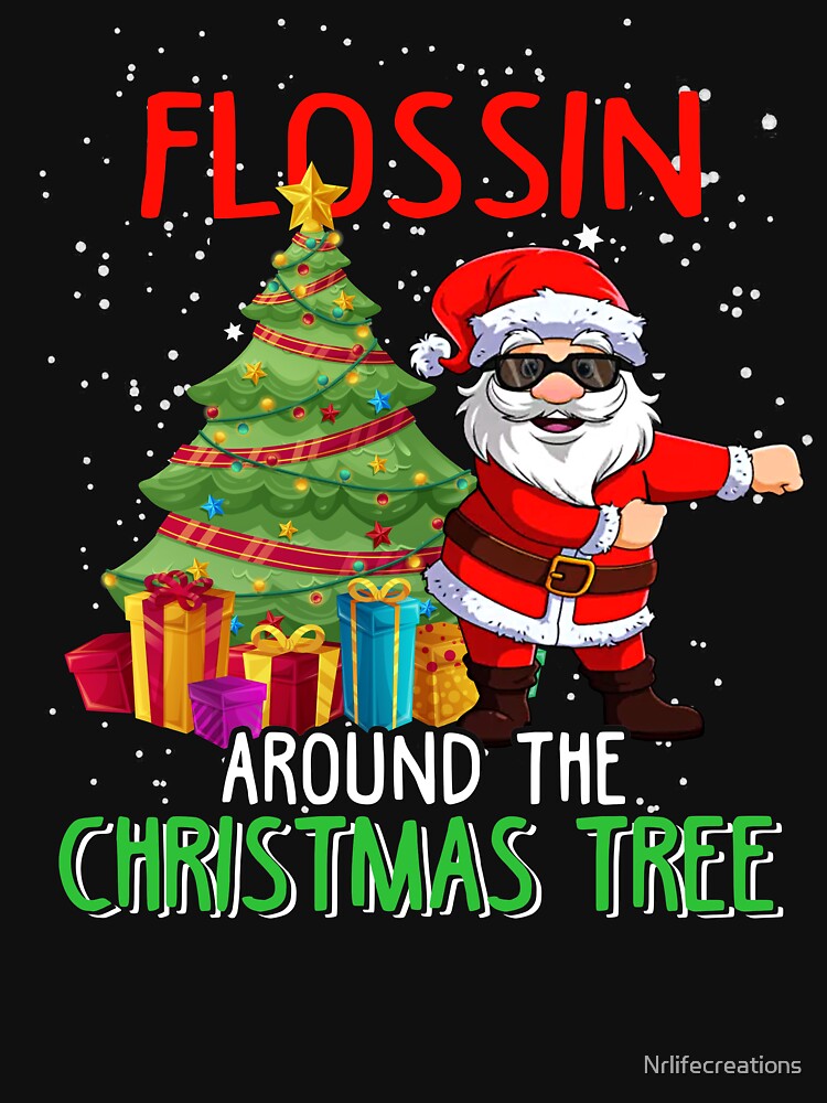 Flossing Santa Christmas Shirt, Christmas Shirt, Funny Christmas Shirt, Christmas Party Shirt by Nrlifecreations