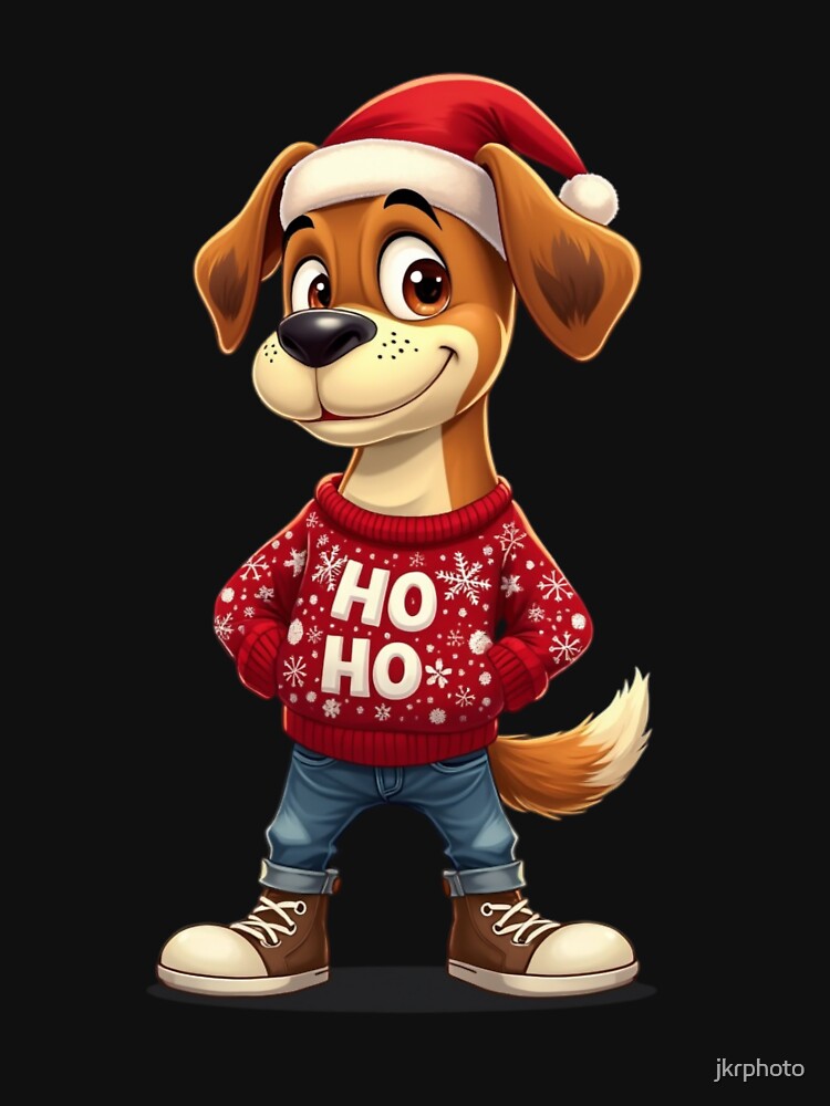 christmas dog by jkrphoto