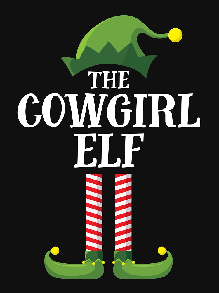 Cowgirl Elf Matching Family Group Christmas by ElfEmporium