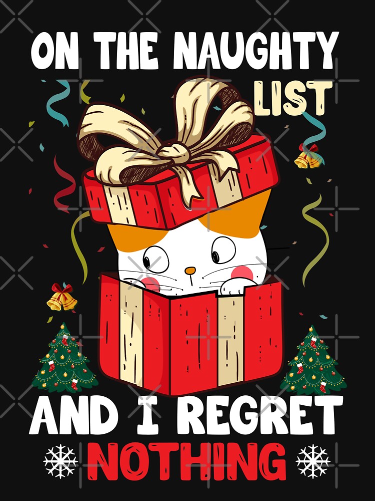 Christmas Cat On The Naughty List | Funny Festive Season Cat 2021 by thecooltable