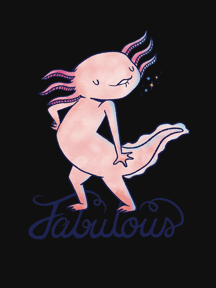 Axolotl Smile Dancing Funny Gift idea by Yonshop