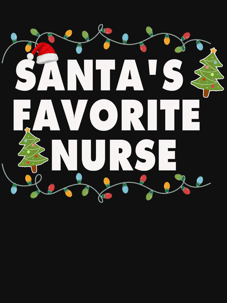 Classic Favorite Vintage Retro Santas Nurse Christmas Merry by Olincristie