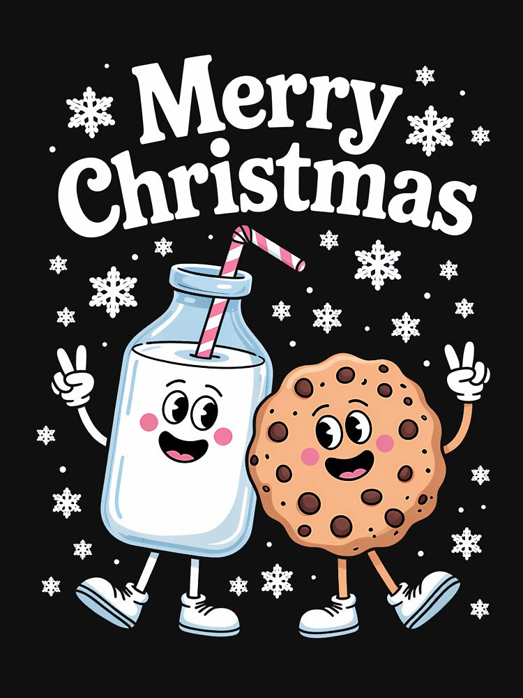 Merry Christmas Milk And Cookie Santa Xmas Holiday by blueyeeti