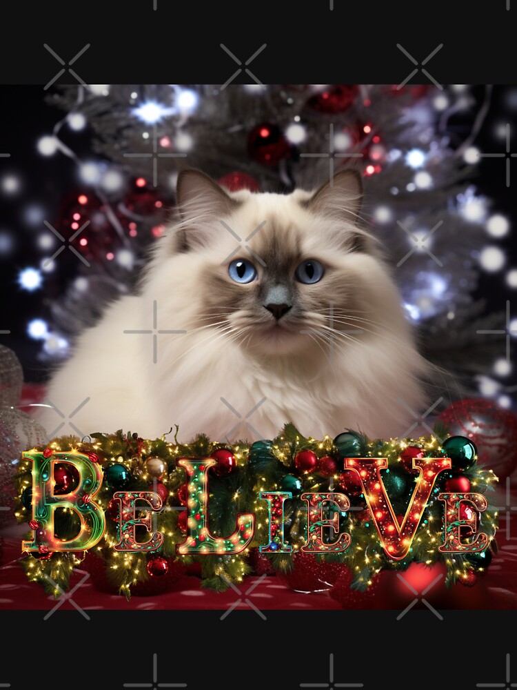 Meowy Christmas: Christmas Ragdoll Cat by Fantasy Masterpiece
