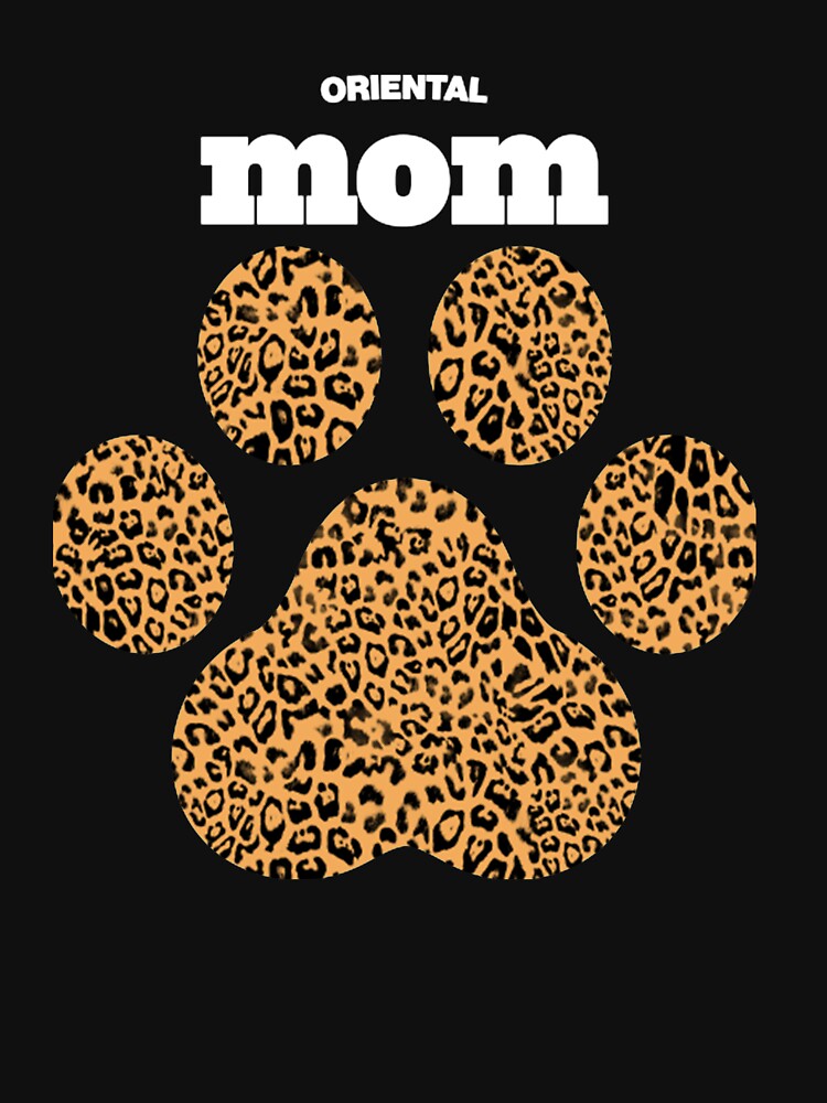 Haute Leopard Oriental Mom Cat Paw With Rich Leopard Print by Newialies98