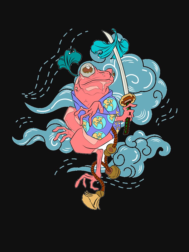 samurai frog - aesthetic by hedoniism-shop