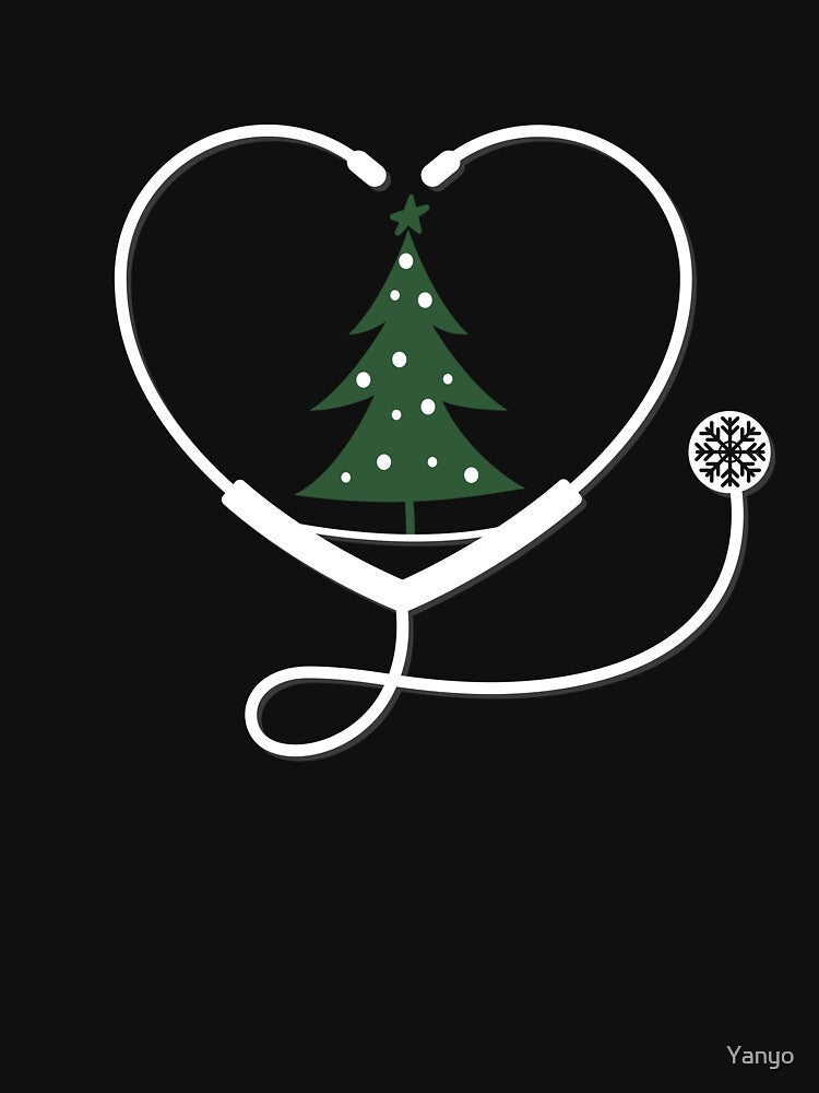 Nurse Christmas tree snowflake by Yanyo