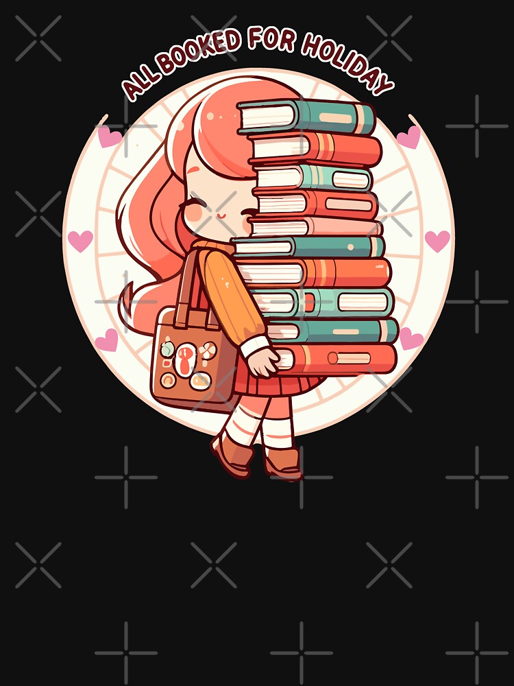 Kawaii love All Booked For Holiday Christmas by TomFrontierArt
