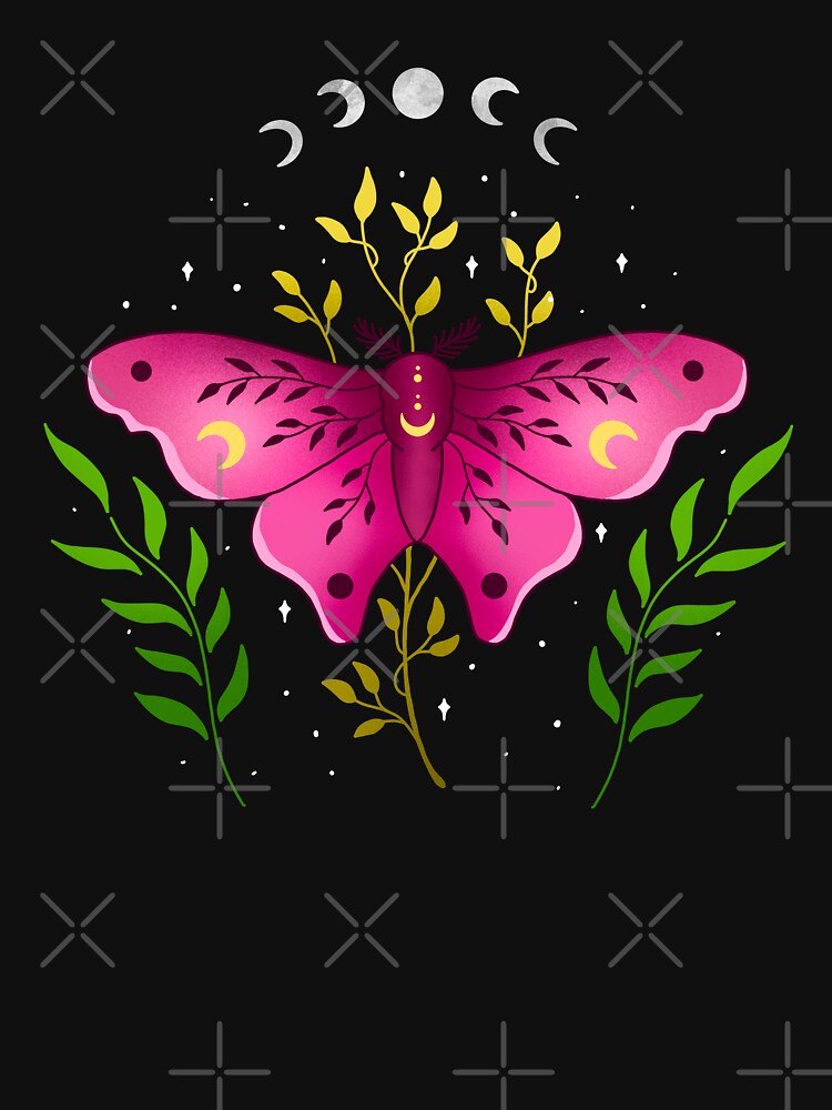 Celestial Floral Moth by ethnicdrawing