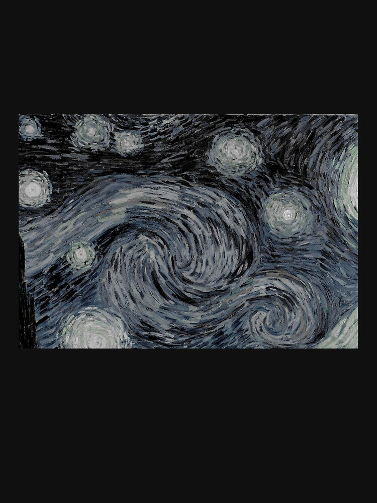 Lowkey Subtle Black Starry Night by coffeentequila