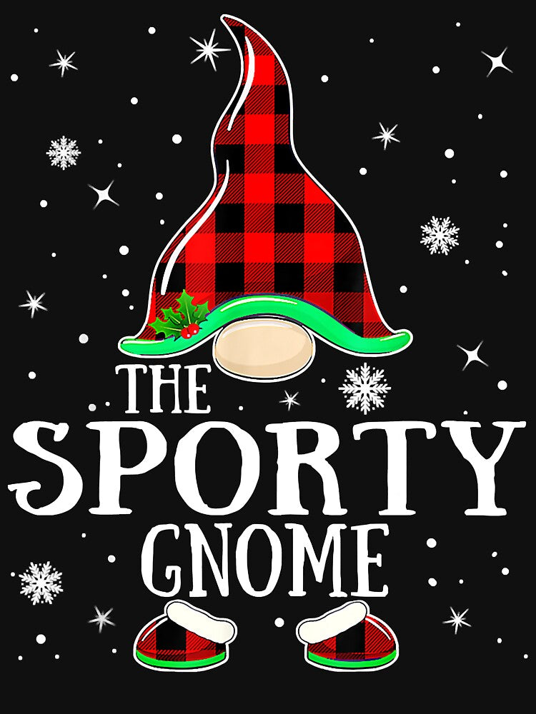 Sporty Gnome Buffalo Plaid Matching Family Christmas Pajama by JonathanJeffrey